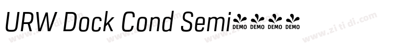 URW Dock Cond Semi字体转换